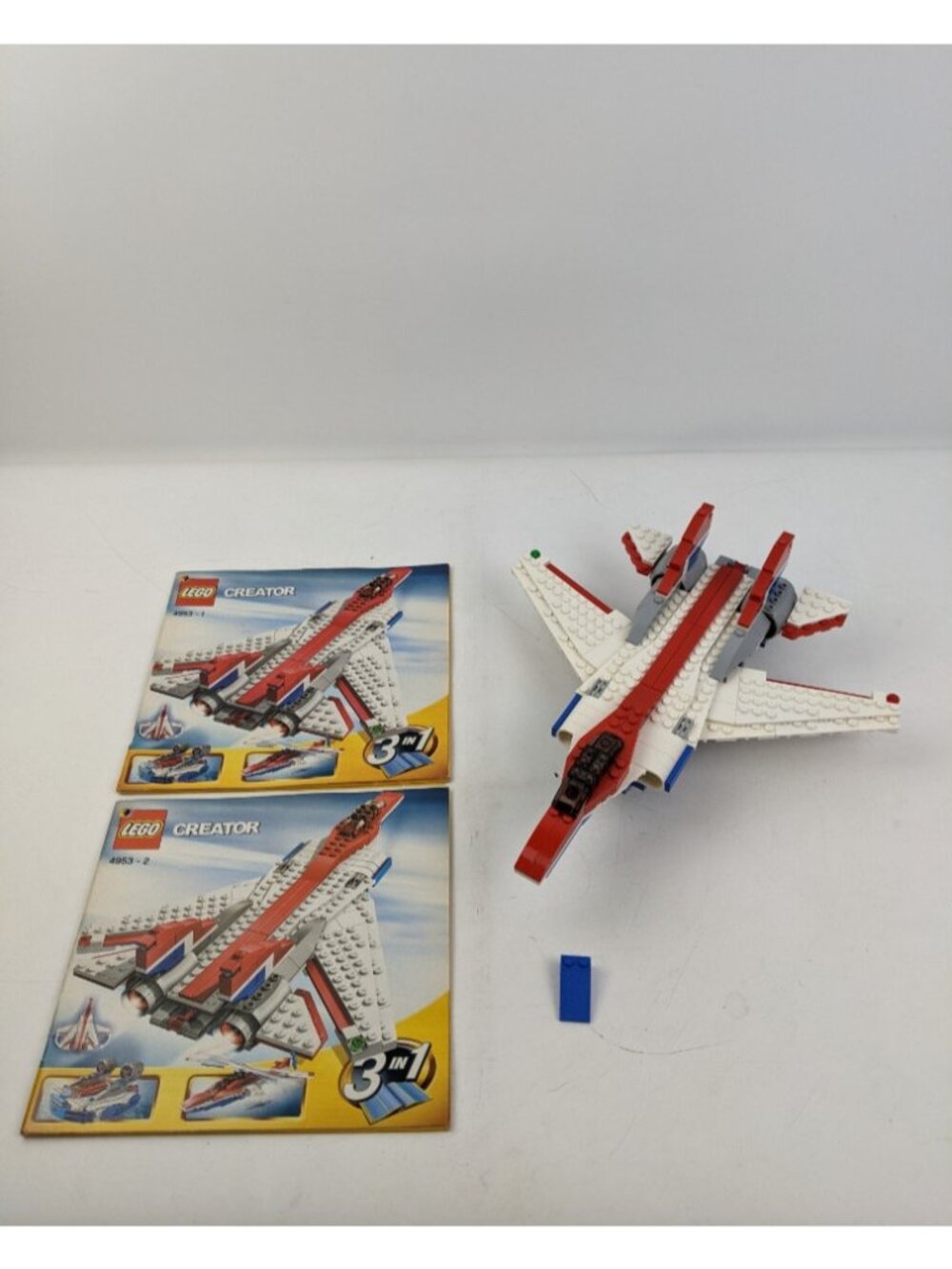 Lego Creator 3 in 1 Fast Flyers #4953 2007 Retired Set COMPLETE open w manuals
